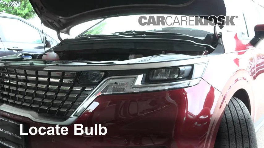 2022 Kia Carnival SX 3.5L V6 Éclairage Feu de jour (remplacer l'ampoule)